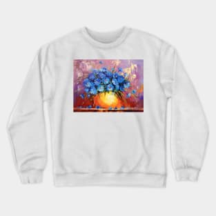 Bouquet of cornflowers Crewneck Sweatshirt